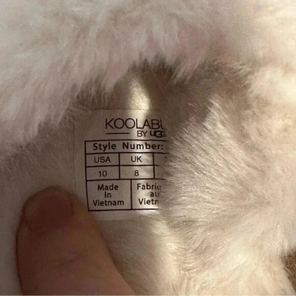 KOOLABURRA by UGG soft, fuzzy slipper, sandal size 10, new without tags - Picture 5 of 6